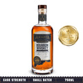 A bottle of Augusta Distillery Small Batch Kentucky Straight Bourbon Whiskey Unfiltered Cask Strength 750ml with San Francisco World Spirits Competition 2026 Award