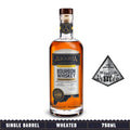 A bottle of Augusta Distillery Wheated Kentucky Straight Bourbon Whiskey Single Barrel 750ml with Platinum Sip Awards 2026