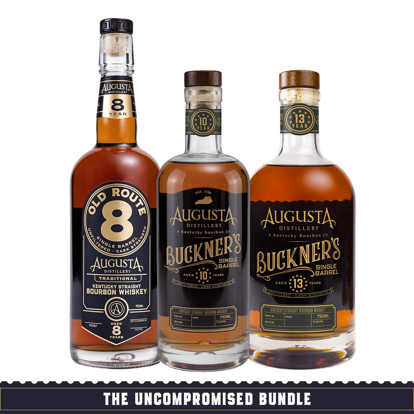 Augusta Distillery Uncompromised Bourbon Bundle